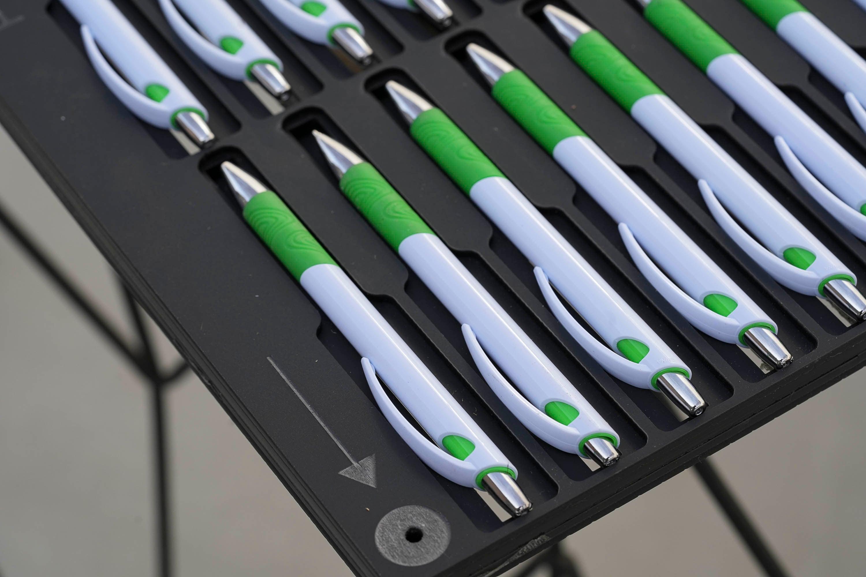 Straight Edge Pen Printing Jig for Roland LEF 300/2-300/2-300D UV Printer with PDF Template (30 Pen)