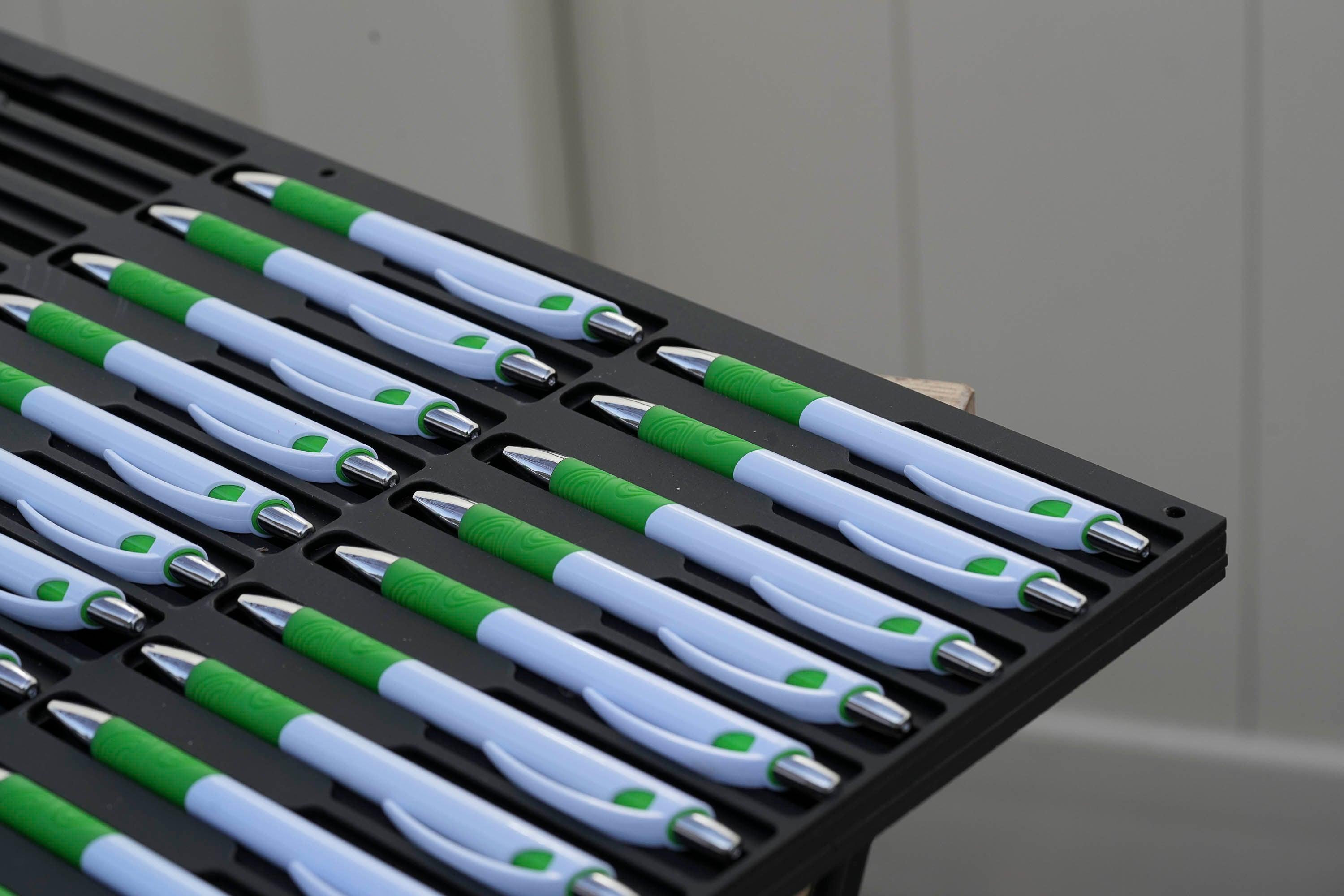 Straight Edge Pen Printing Jig for Roland LEF 20/200/2-200/SF-200 UV Printer with PDF Template (30 Pen)