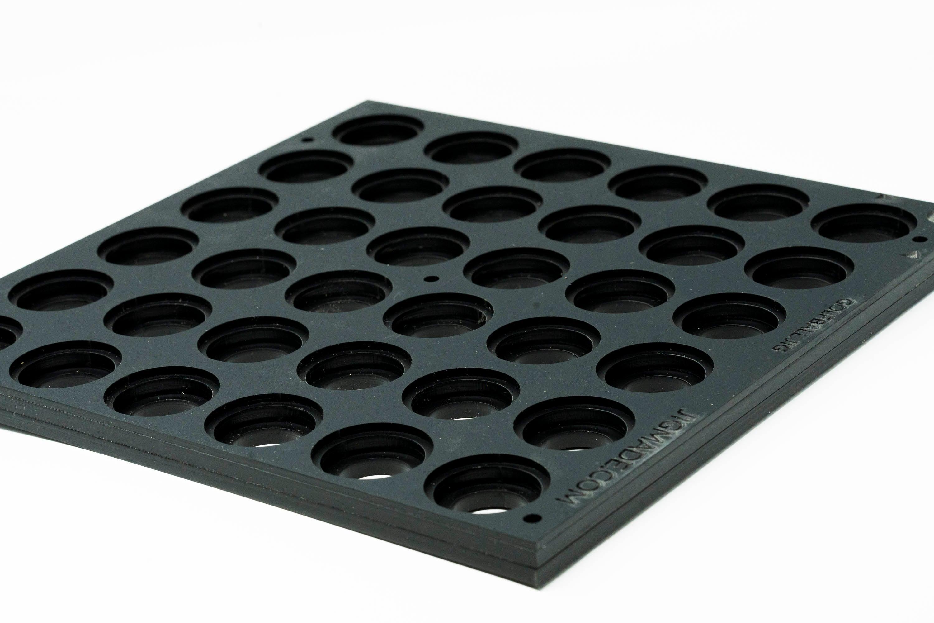 Golf Ball Printing Jig for EPSON SC V1070 Flatbed Printer - 24 Spaces with PDF Template