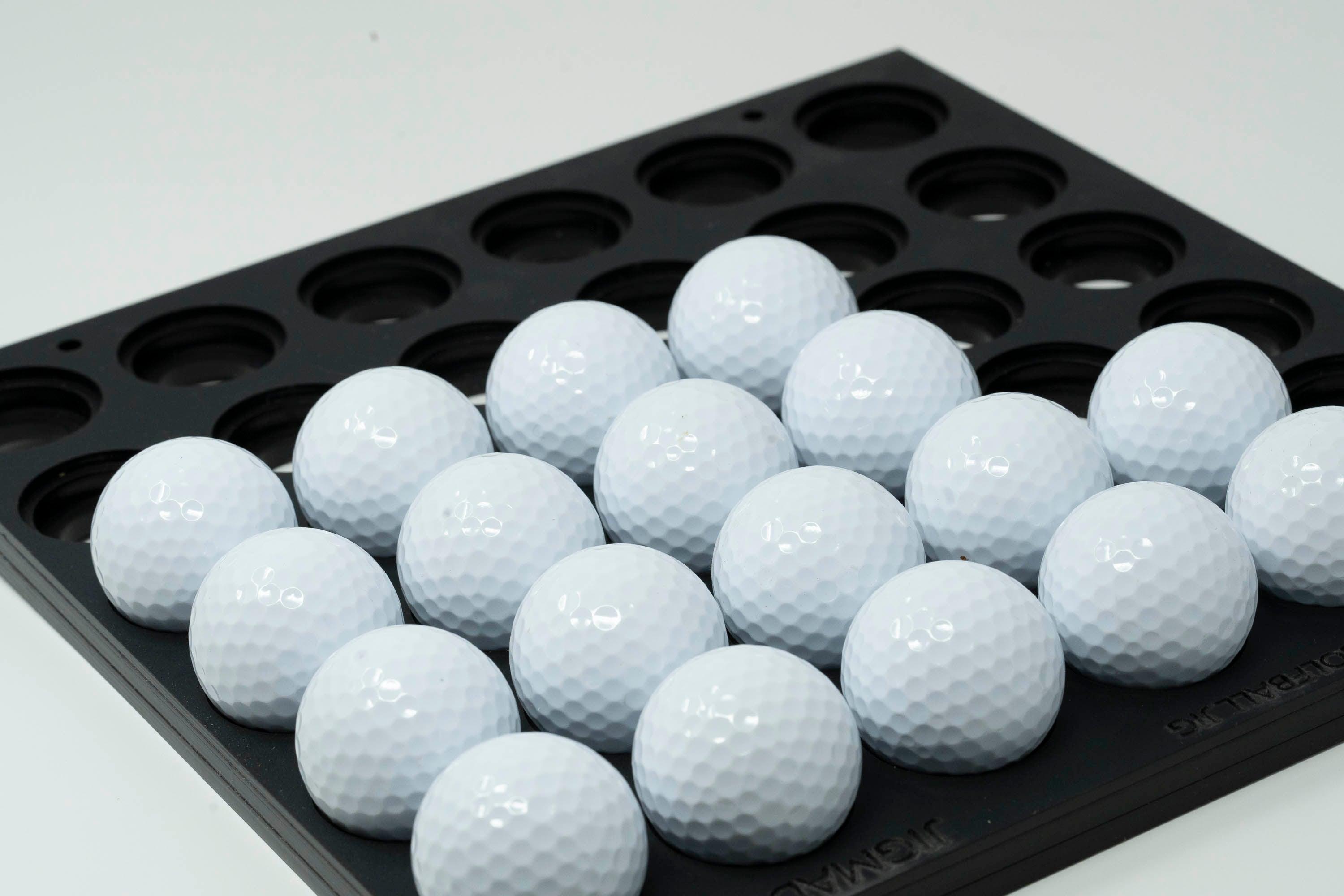 Golf Ball Printing Jig for EPSON SC V1070 Flatbed Printer - 24 Spaces with PDF Template