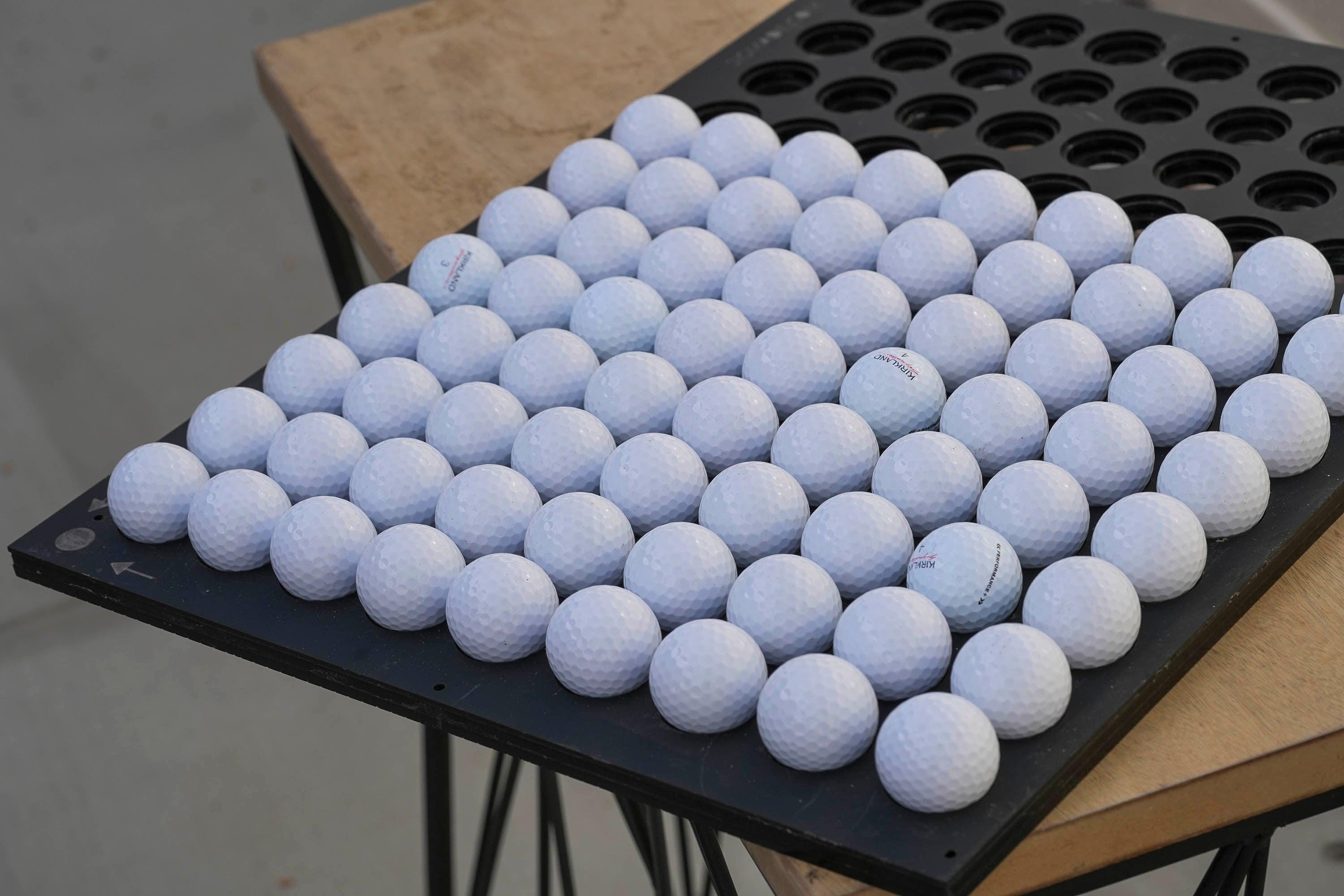 Golf Ball Printing Jig Roland VersaOBJECT MO-180 Flatbed Printer (108 Golf Balls) with PDF Template