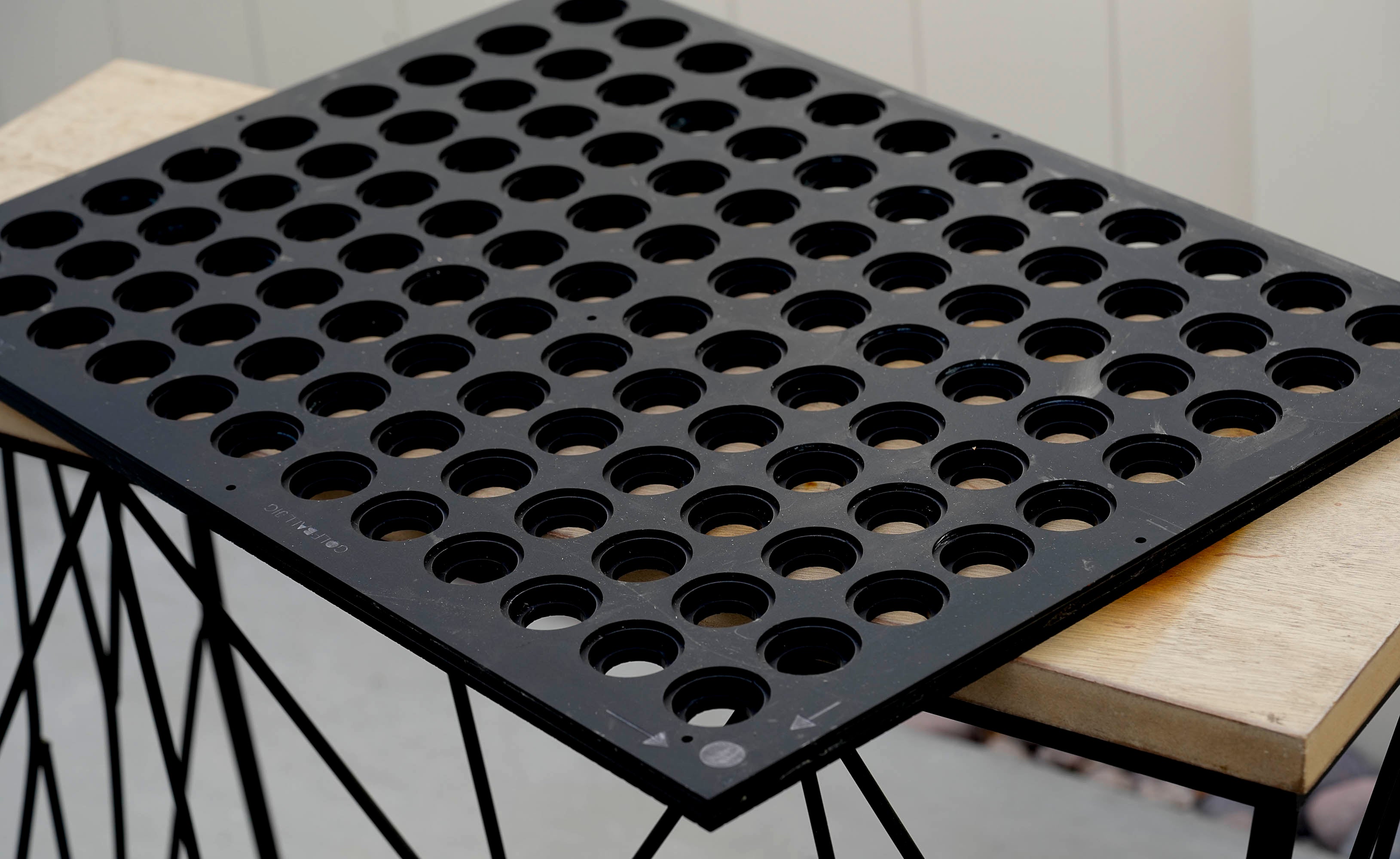 Golf Ball Printing Jig plus Top Plate for Mimaki UJF 6042/Mimaki UJF 6042 MK II/Mimaki UJF 6042 MK IIe Flatbed Printer (96 Golf Balls) with PDF Template