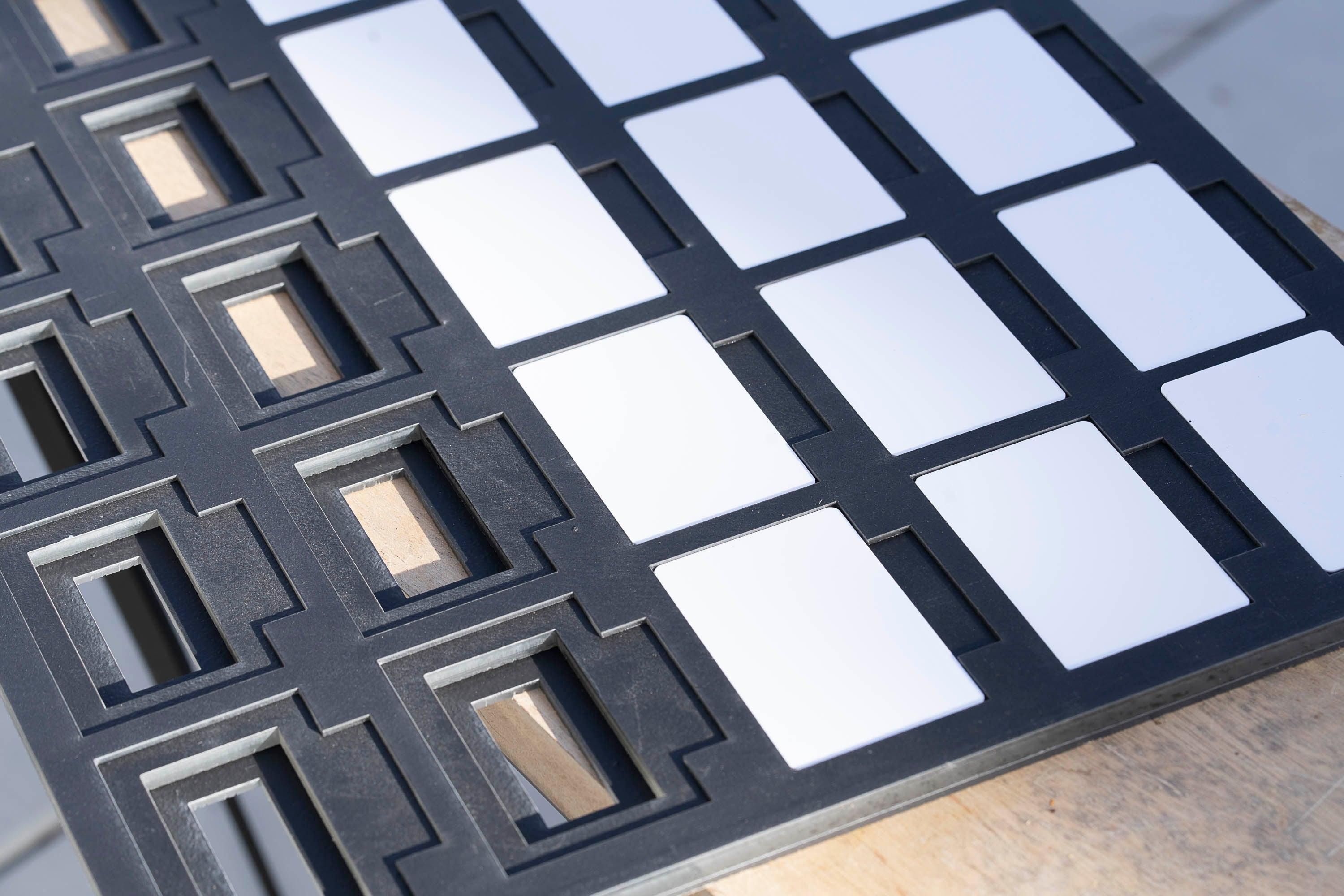 Business Card Printing Jig for Roland LEF 300/2-300/2-300D Flatbed Printer with PDF Template (3.5" x 2")