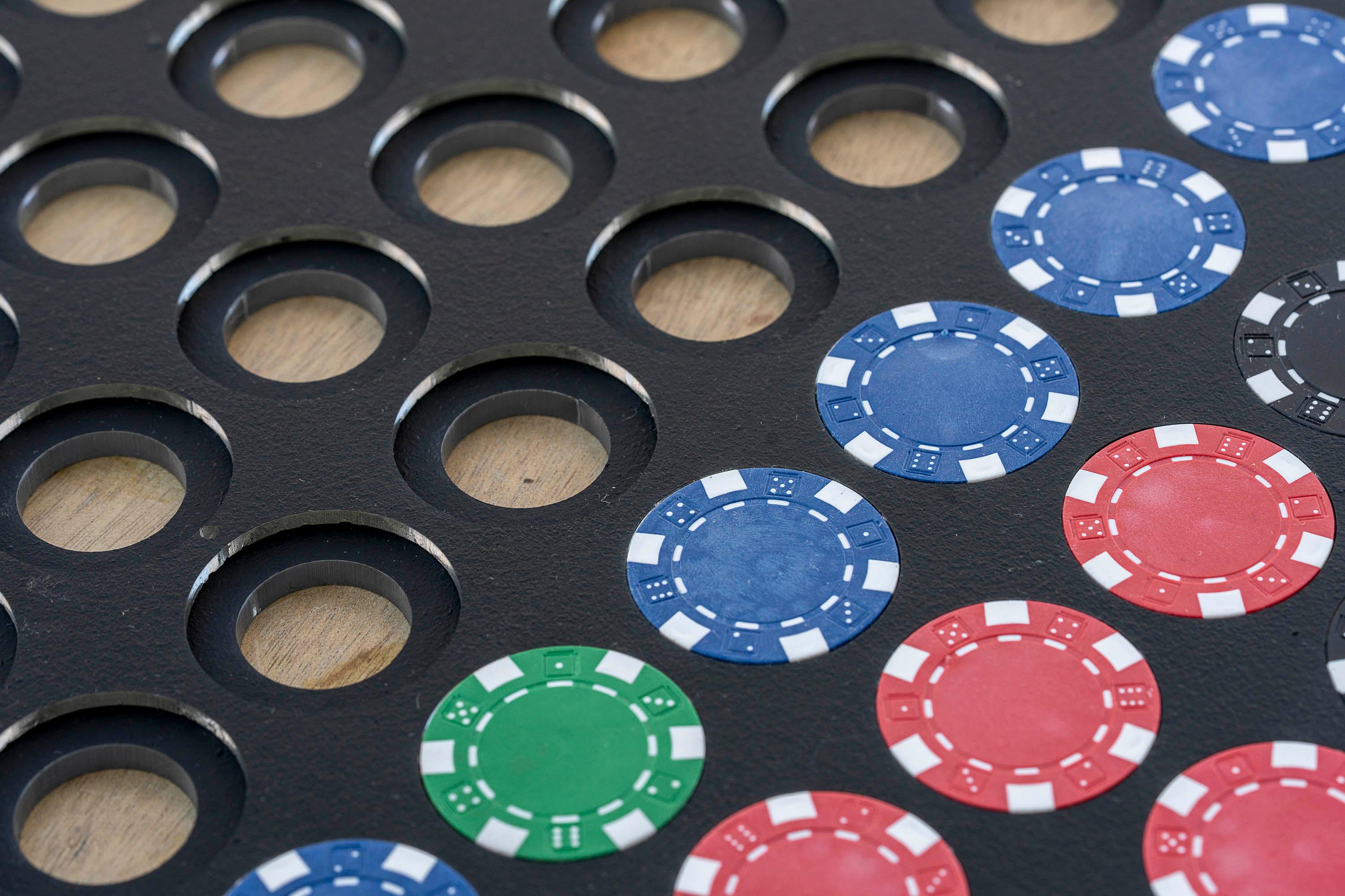 Poker Chips Printing Jig for A4 Flatbed Printer with PDF Templates