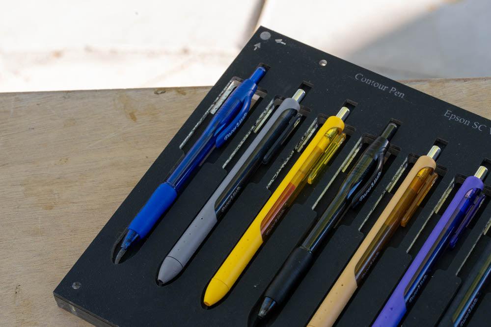 Contour Pen Printing Jig for A3 Flatbed Printer with PDF Templates