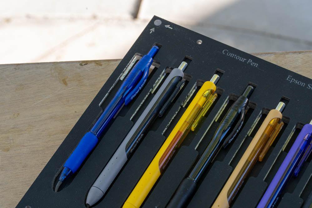 Contour Pen Printing Jig for A3 Flatbed Printer with PDF Templates