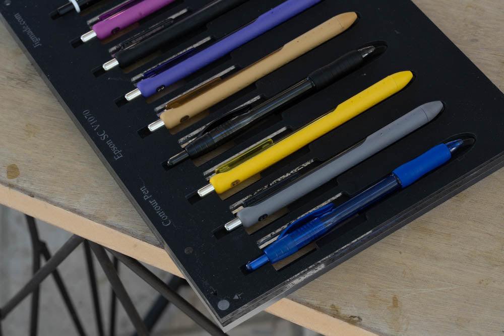 Contour Pen Printing Jig for A3 Flatbed Printer with PDF Templates