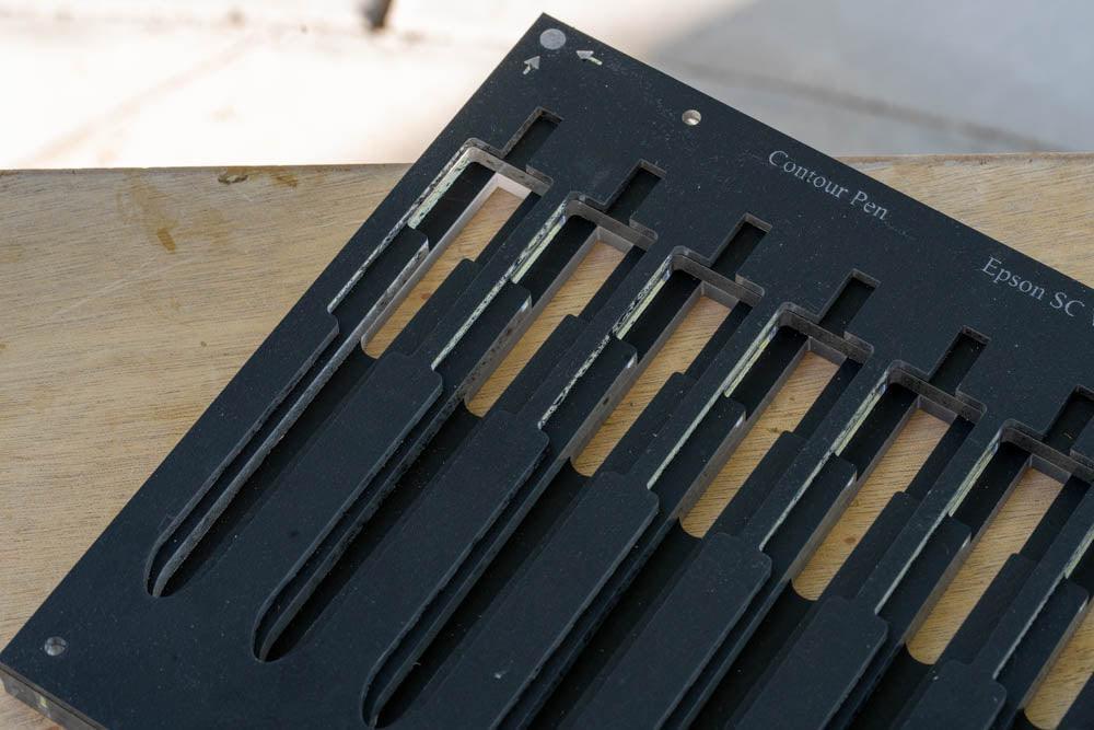 Contour Pen Printing Jig for Mimaki UJF 7151/7151 Plus/7151 Plus II Flatbed Printer with PDF Template