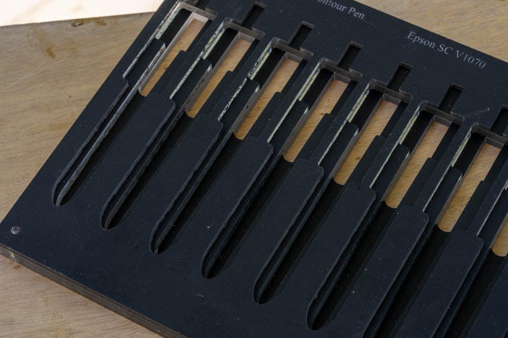 Contour Pen Printing Jig for A3 Flatbed Printer with PDF Templates