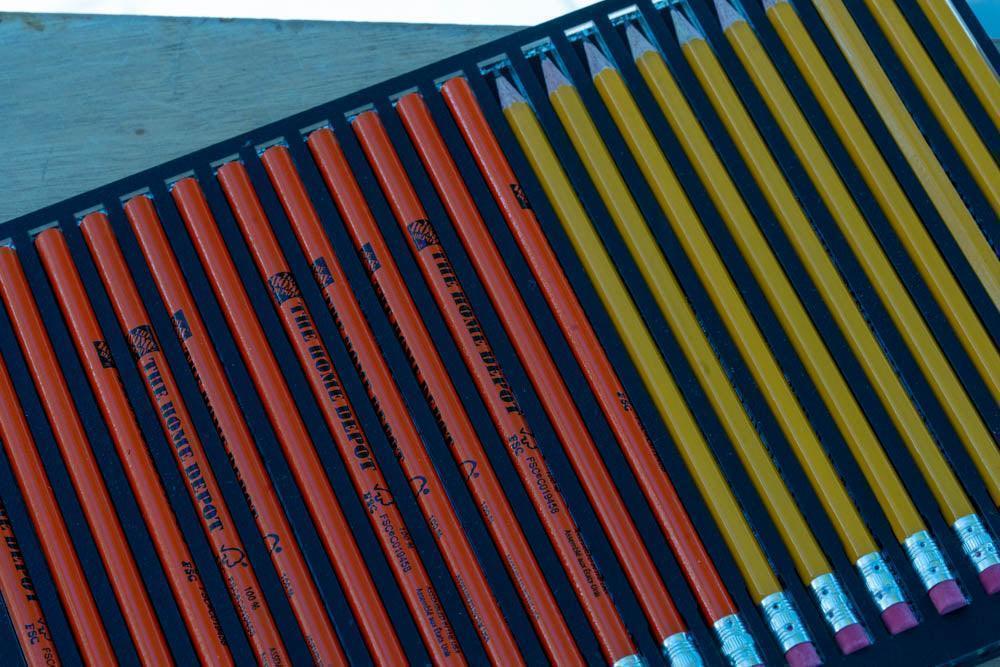 Pencil Printing Jig for EPSON SC V1070 Flatbed Printer with PDF Template