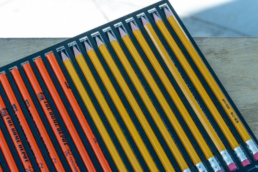 Pencil Printing Jig for EPSON SC V1070 Flatbed Printer with PDF Template