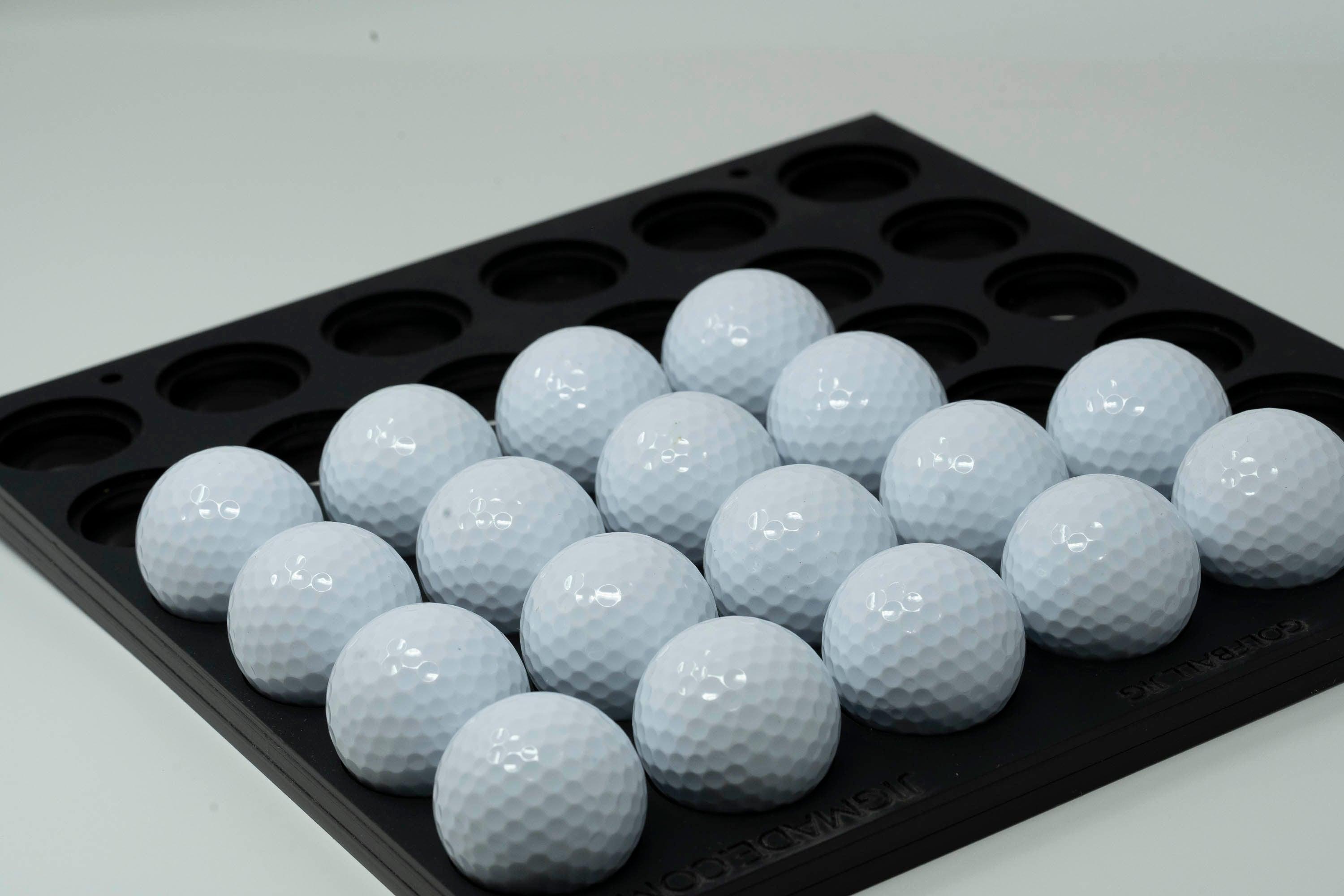 Golf Ball Printing Jig for EPSON SC V1070 Flatbed Printer - 24 Spaces with PDF Template