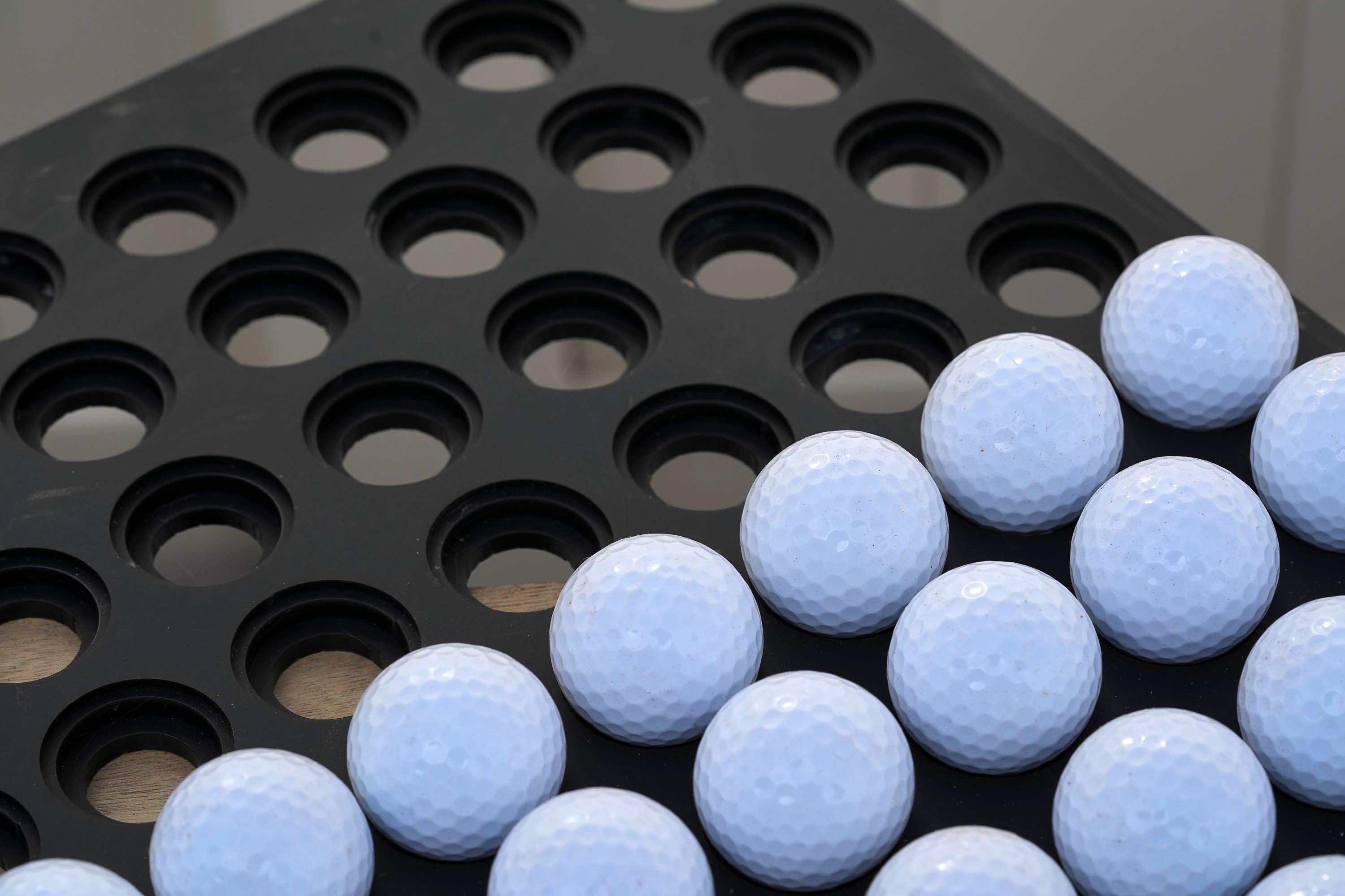 Golf Ball Printing Jig for LogoJET UVx45i | UVx40 R Plus SE Flatbed Printer- 108 Spaces with PDF Templates