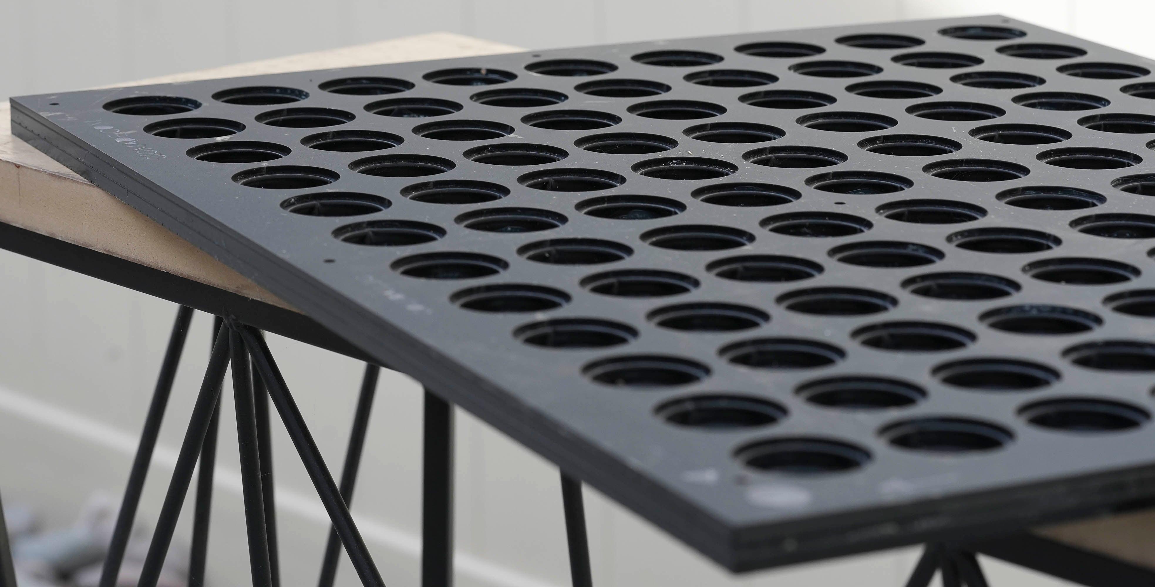 Golf Ball Printing Jig for LogoJET UVx45i | UVx40 R Plus SE Flatbed Printer- 108 Spaces with PDF Templates
