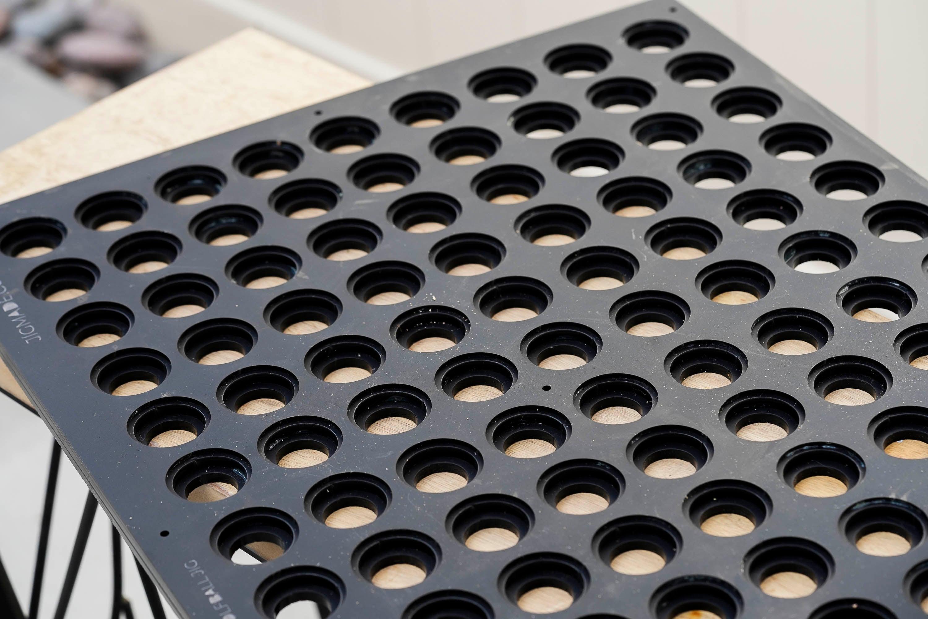 Golf Ball Printing Jig For LogoJET UVx90R-SE Flatbed Printer -216 Golf Balls with PDF Template
