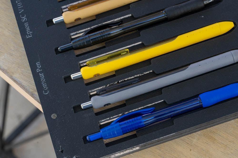 Contour Pen Printing Jig for LogoJET UVx90R SE | UVx90i Flatbed Printer with PDF Templates