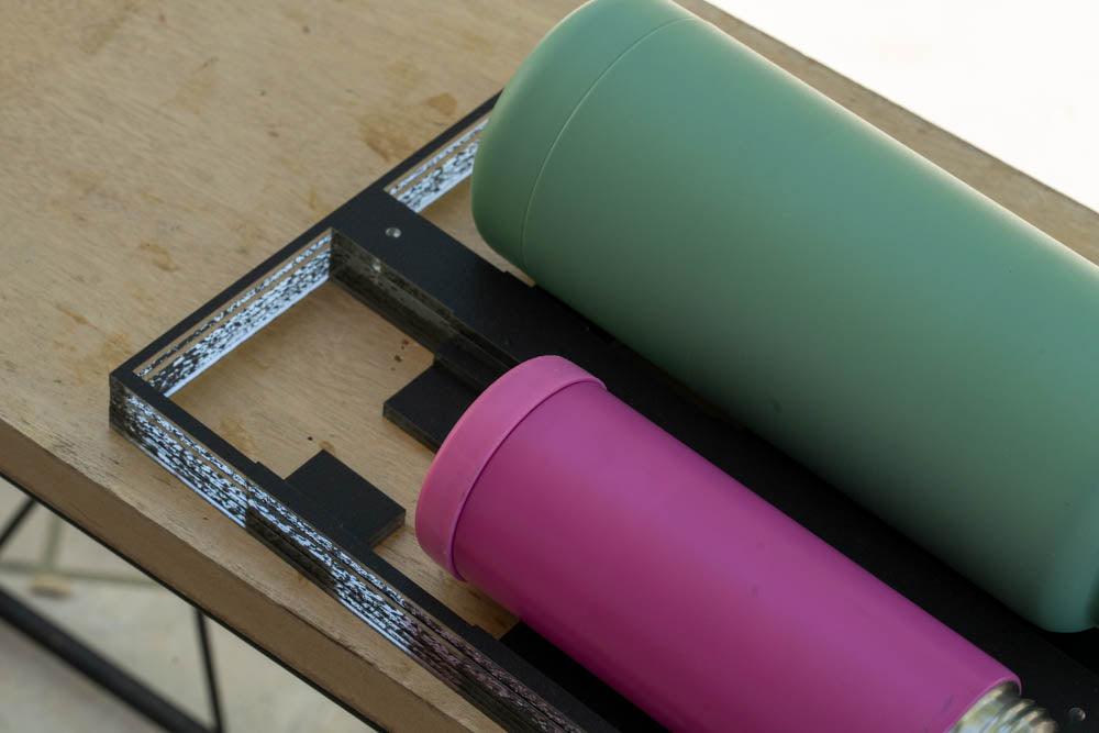 Tumbler (12oz  - 45oz) Printing Jig for A4 Flatbed Printer with PDF Templates