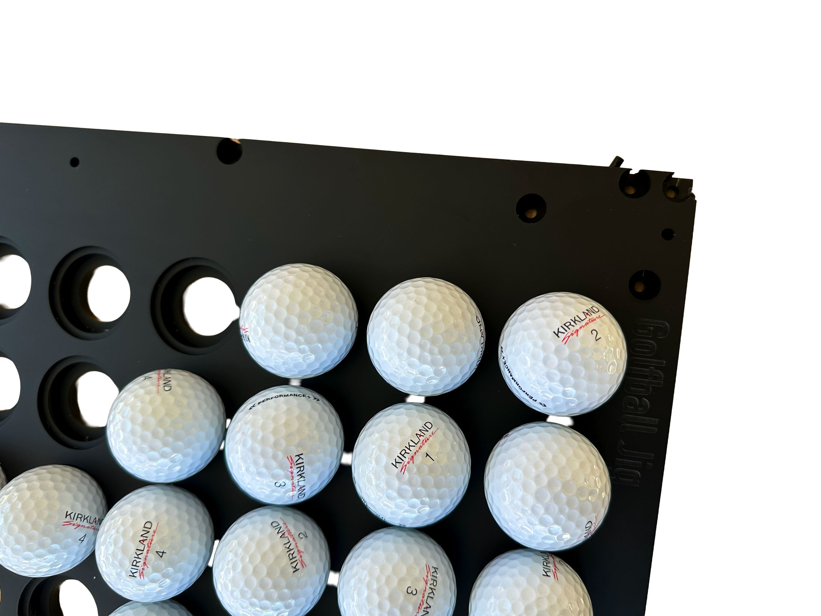 Golf Ball Printing Jig Mimaki UJF 3042/Mimaki UJF 3042 MK II/Mimaki UJF 3042 MK IIe Flatbed Printer (48 Golf Balls) with PDF Template