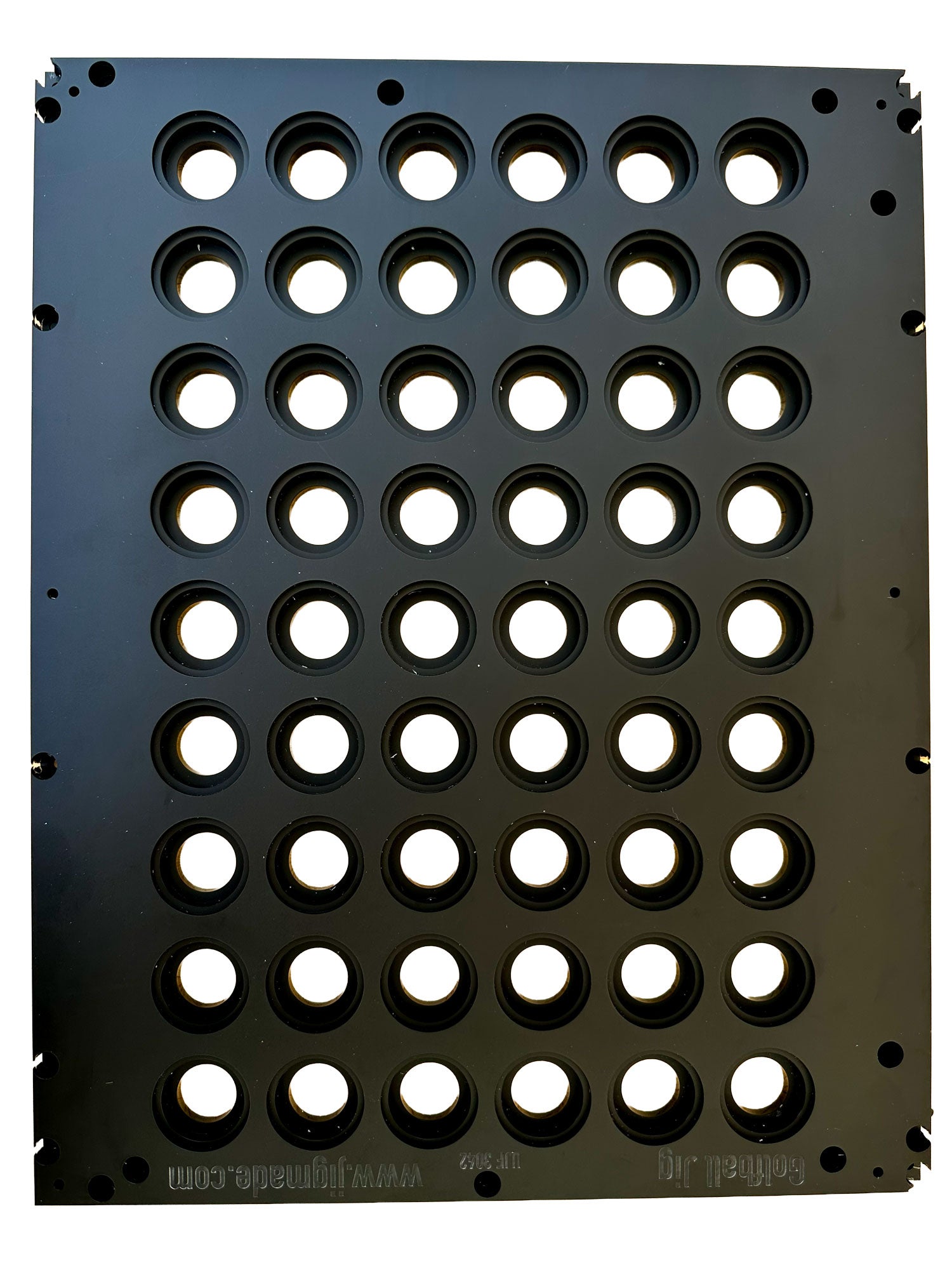 Golf Ball Printing Jig Mimaki UJF 3042/Mimaki UJF 3042 MK II/Mimaki UJF 3042 MK IIe Flatbed Printer (48 Golf Balls) with PDF Template