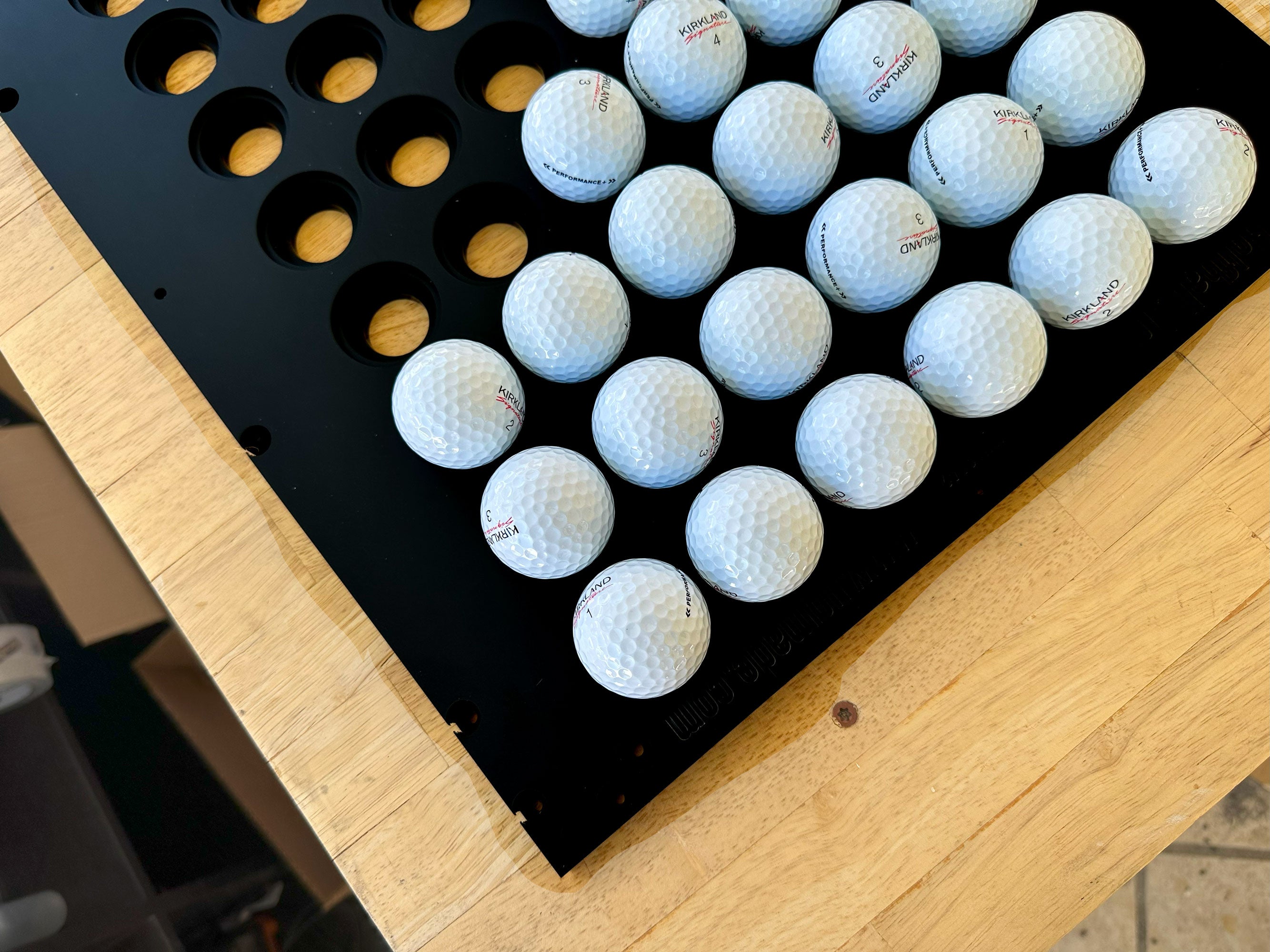 Golf Ball Printing Jig Mimaki UJF 3042/Mimaki UJF 3042 MK II/Mimaki UJF 3042 MK IIe Flatbed Printer (48 Golf Balls) with PDF Template