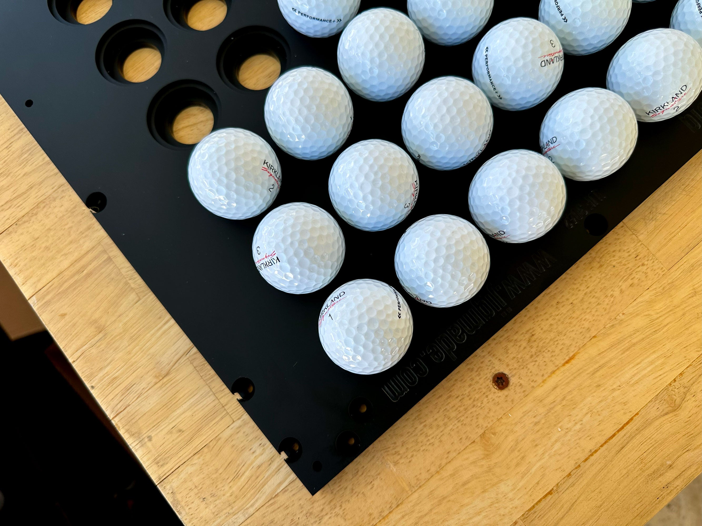 Golf Ball Printing Jig Mimaki UJF 3042/Mimaki UJF 3042 MK II/Mimaki UJF 3042 MK IIe Flatbed Printer (48 Golf Balls) with PDF Template