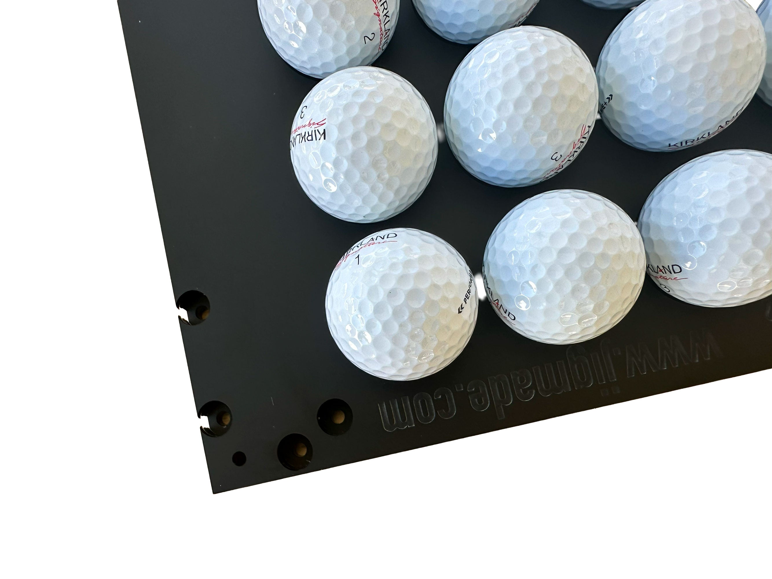 Golf Ball Printing Jig Mimaki UJF 3042/Mimaki UJF 3042 MK II/Mimaki UJF 3042 MK IIe Flatbed Printer (48 Golf Balls) with PDF Template