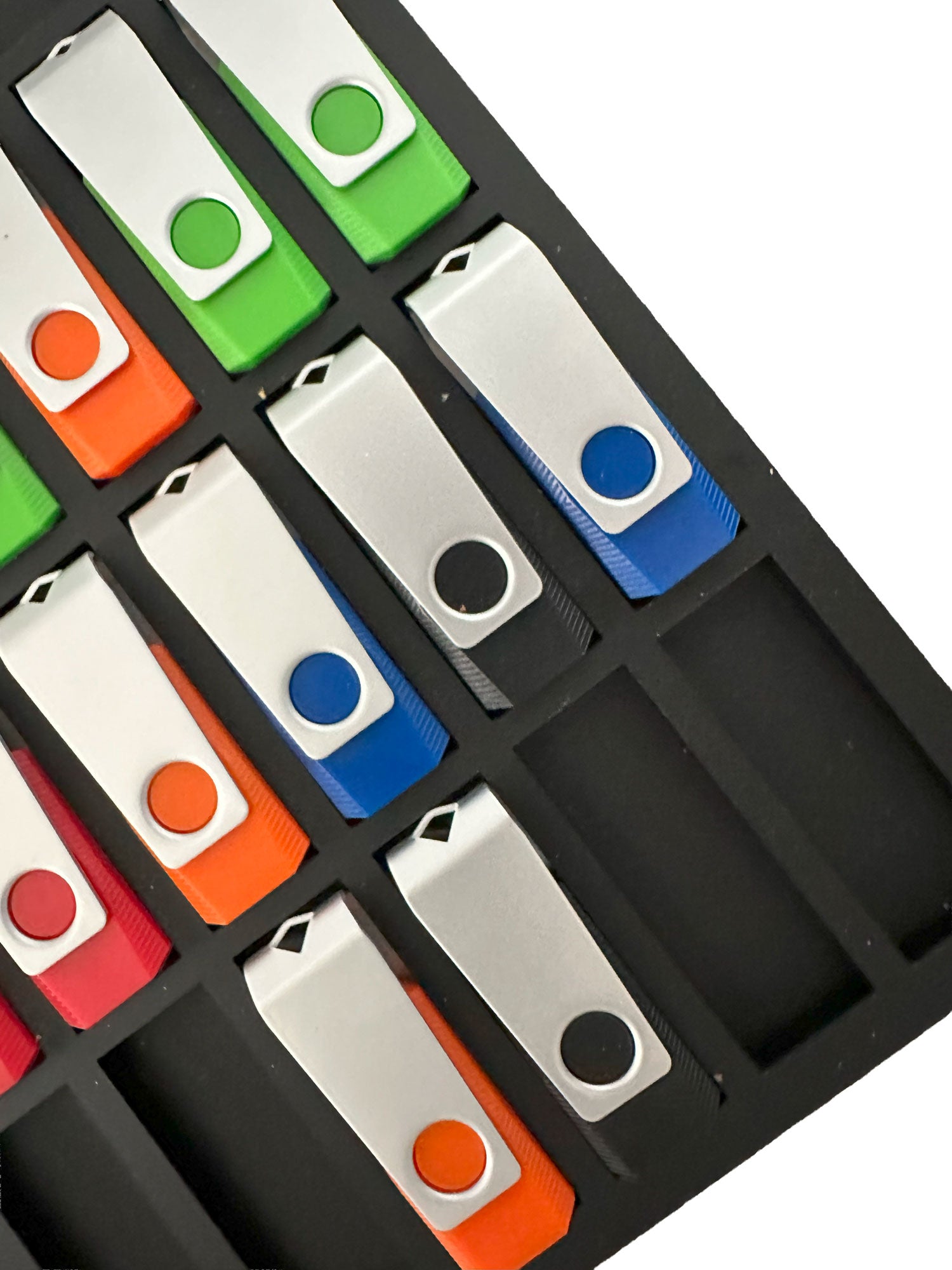 USB Swivel Flash Drive Jig for A3 Flatbed Printer with PDF Templates